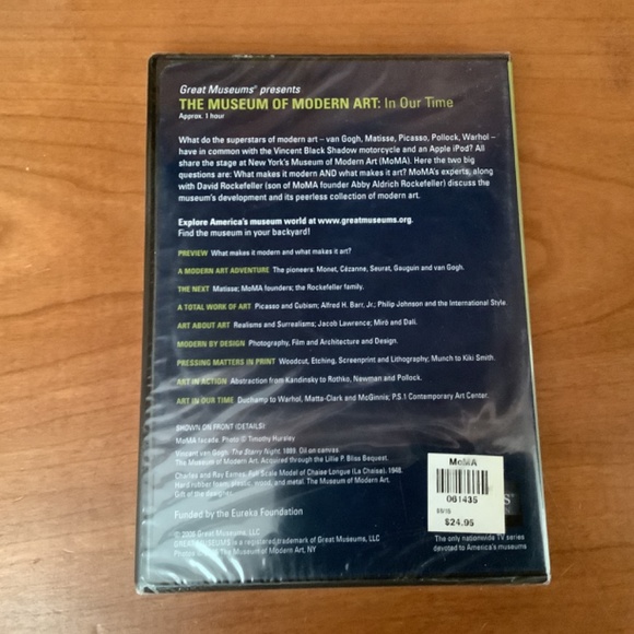 The Museum of Modern Art, New YorkDVD, MoMa Collection, Great Museums Television - Picture 2 of 2